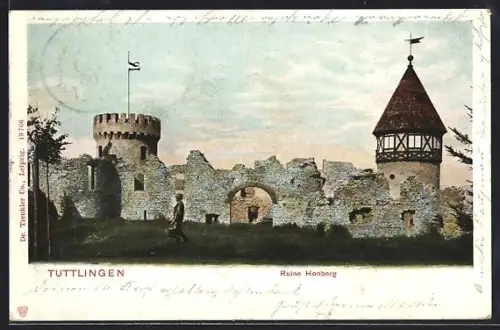 Lithographie Tuttlingen, Ruine Honberg