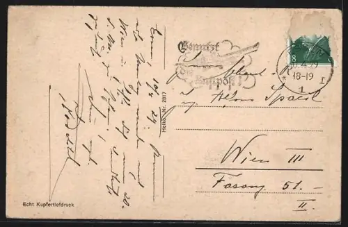 AK Essen, Bahnhofsplatz mit Börse