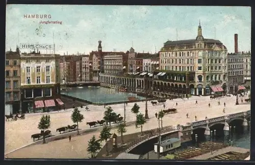 AK Hamburg-Neustadt, Jungfernstieg