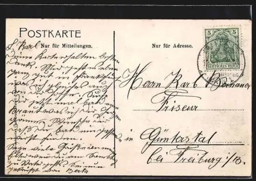 AK Frankfurt a. M., Goetheplatz