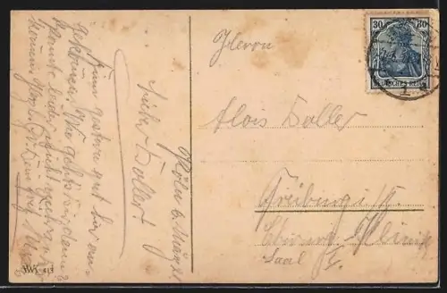 AK Coeln, Hohenzollernbrücke v. d. Südseite