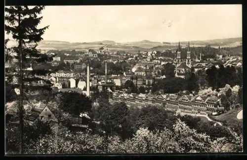AK Oelsnitz / Vogtland, Blick auf die Ortschaft