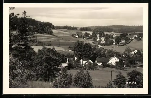 AK Hohendorf / Vogtland, Gesamtansicht aus der Vogelschau