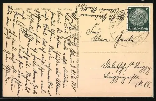 AK Altenau / Oberharz, Gesamtansicht mit Kunstberg