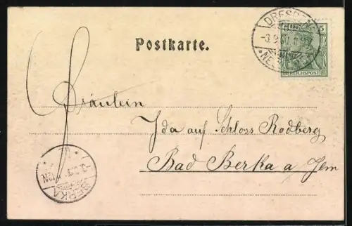 AK Dresden, Brühlsche Terrasse und Elbquai vom Thurme der katholischen Hofkirche