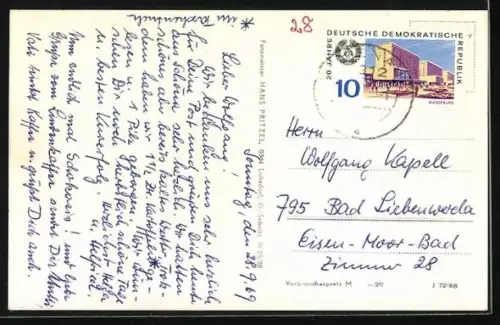 AK Schöna / Sächs. Schweiz, Ortspanorama, Bäckerei Lindenkaffee