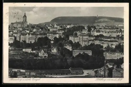 AK Annaberg / Erzgebirge, Blick zum Pöhlberg