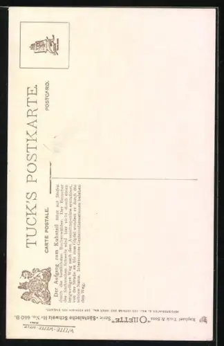 AK Bad Schandau / Sächsische Schweiz, Aufgang zum Kuhstall