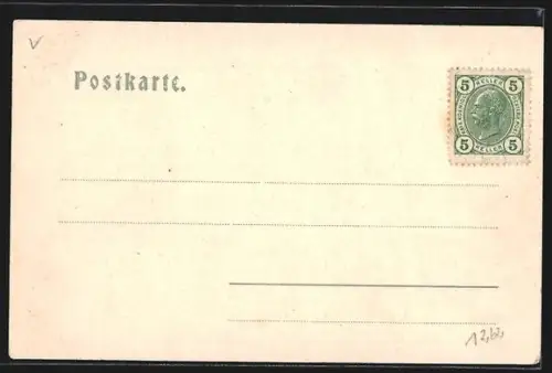 AK Brand /Arlbergbahn, Gesamtansicht mit Scesaplana