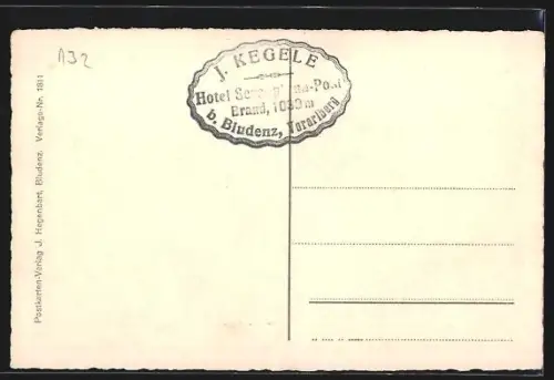 AK Brand, Ortsansicht mit Schesaplana