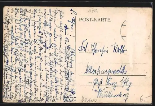 Künstler-AK Bludenz /Vorarlberg, Blick ins Brandnertal