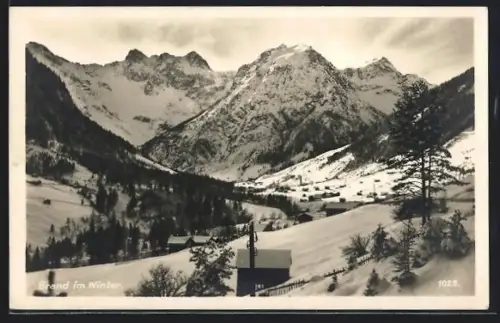 AK Brand, Ortsansicht im Winter