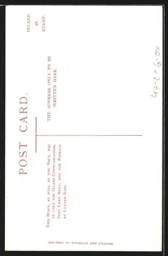 Künstler-AK Oxford, Christ Church-College, Studentenwappen