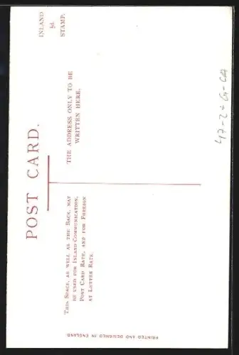 Künstler-AK Cambridge, Pembroke-College, Studentenwappen