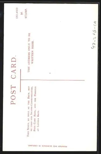 AK Cambridge, Queen`s College, Re-Founded A.D. 1465, Wappen, Schweinekopf