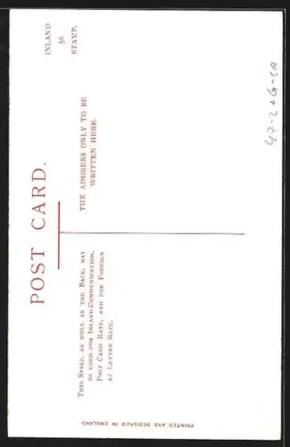 Künstler-AK Cambridge, Jesus-College, Studentenwappen