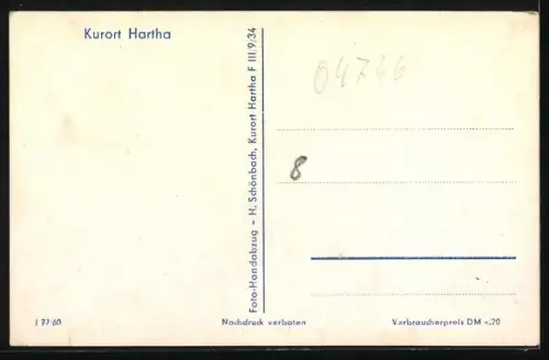 AK Hartha / Tharandt, Café Daheim