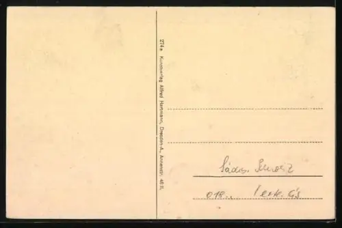 AK Ostrau / Sächs. Schweiz, Blick zum Hotel Ostrauer Scheibe