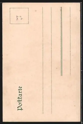 AK Eisenach, Burschenschafts-Denkmal mit Fernblick