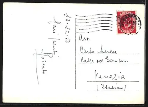 AK Hamburg, Blick auf das Rathaus