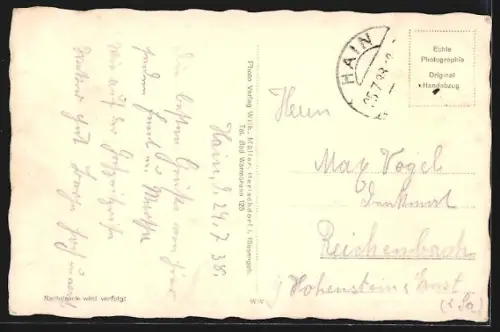 AK Hain i. Riesengeb., Ort mit Schneegrubenblick