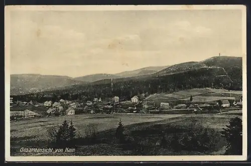 AK Hain / Oybin, Gesamtansicht mit Umgebung