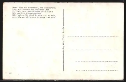 AK Hain / Oybin, Gesamtansicht mit Umgebung