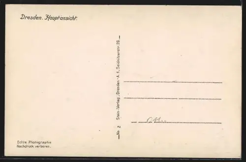 AK Dresden, Hauptansicht