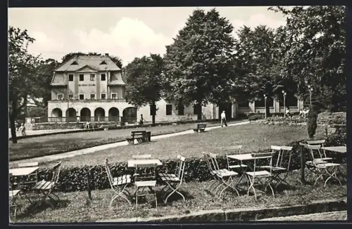 AK Hartha / Tharandt, Anlagen am Kurhaus