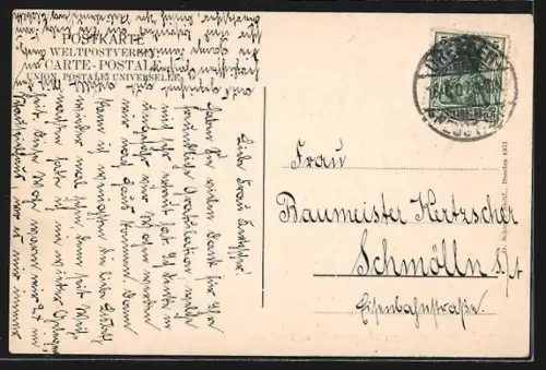 AK Dresden-Loschwitz, Blick auf Loschwitz und Blasewitz