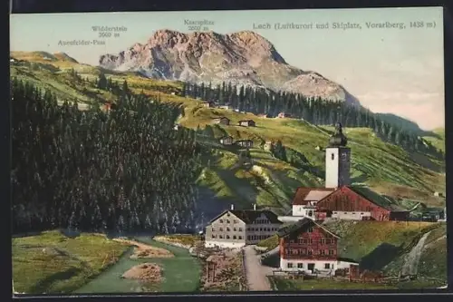 AK Lech, Teilansicht gegen Kaarspitze