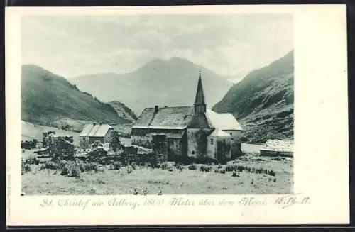 AK St. Christof a. Arlberg, Ortsansicht