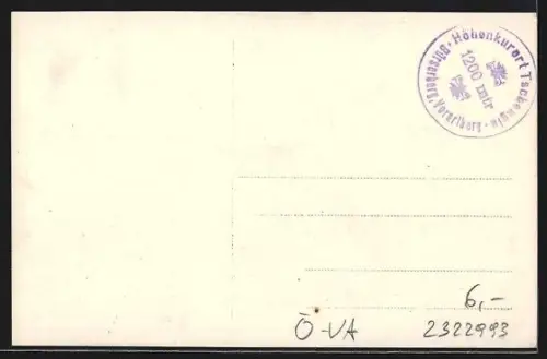 AK Tschengla, Zimbasp, Partie mit Haus