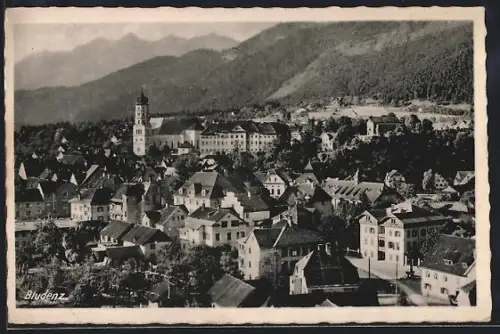 AK Bludenz, Teilansicht mit Kirche