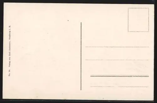 AK Bludenz, Ortspartie mit Kirche