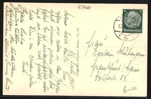 AK Bludenz, Strassenpartie mit Kirche