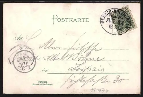 Lithographie Brandenburg / Havel, Dom und Blick in die Altstadt