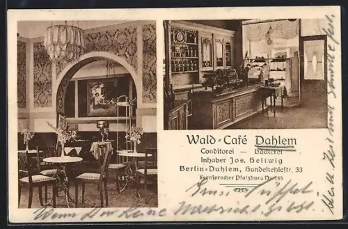 AK Dahlem, Wald-Cafe, Hundekehlestrasse 33
