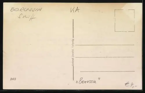 AK Bornhofen a. Rh., Passagierschiff Borussia und Burgen Die Feindlichen Brüder