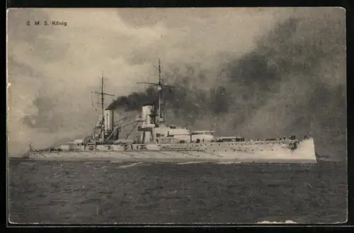 AK Linienschiff König auf hoher See, Kriegsschiff