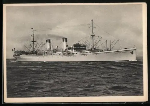 AK Passagierschiff Principessa Giovanna auf See der Reedrei Italia