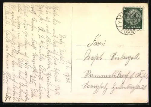 AK Turbinen-Schnelldampfer Bremen mit Schleppern aus der Vogelschau, Passagierschiff