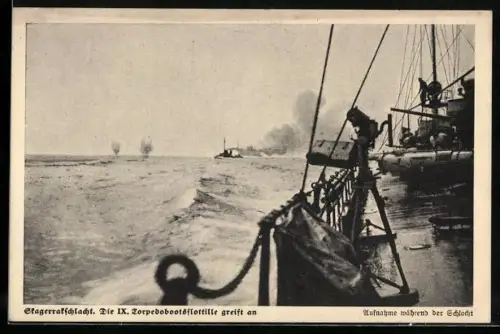 AK Skagerrakschlacht, Die IX. Torpedobootsflottille greift an, Kriegsschiff