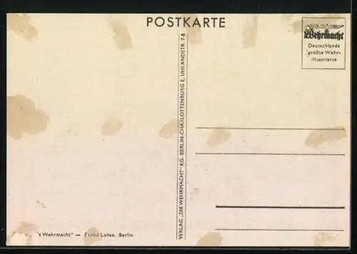 AK Kriegsmarine-U-Boot vom Typ IX bei Ausfahrt gegen England