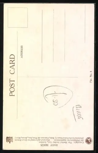 AK Schwanzmeisen auf einem Zweig