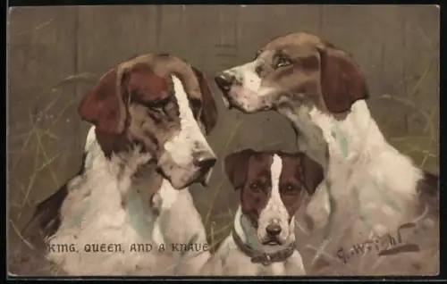 AK King, Queen, And A Knave, Portrait