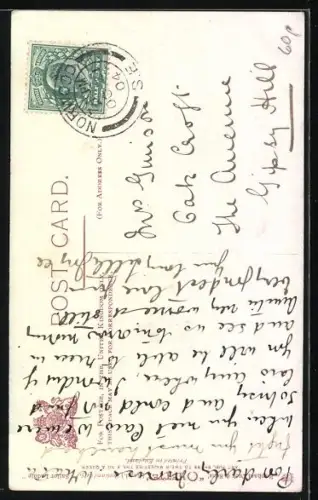 Künstler-AK Hamish: Kleines Matrosenpaar in einem Ruderboot