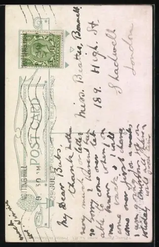 Künstler-AK H. G. C. Marsh-Lambert: Michaelmas Daisy`s always gay... Blumenfee