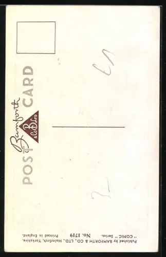 Künstler-AK Arnold Taylor: Mann stellt den Freund seiner Tochter zur Rede