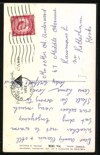 Künstler-AK Arnold Taylor: Familie beim Picknick, What does father want to go and see a man about a dog for?